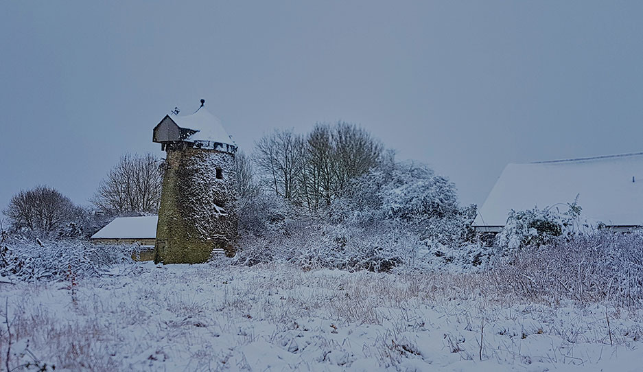 Windmill in Winter
