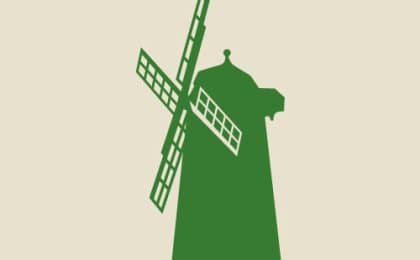 North Leigh windmill logo