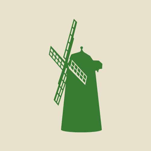 North Leigh windmill logo