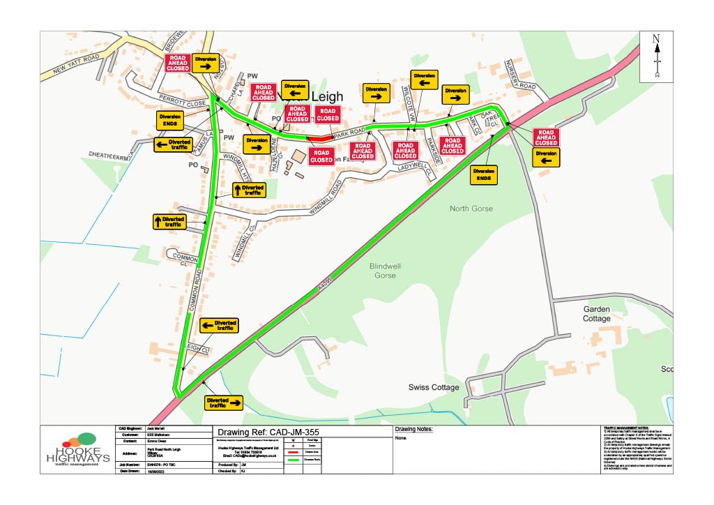 There are upcoming road works in the parish.