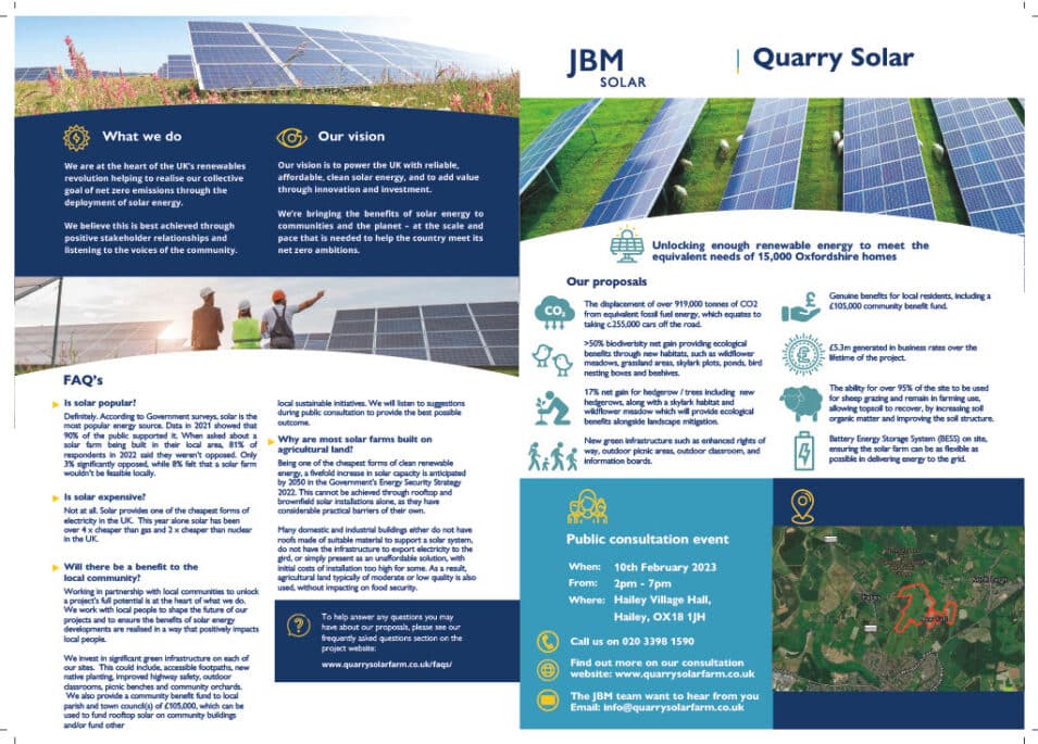 Botley West Solar Farm Exhibition