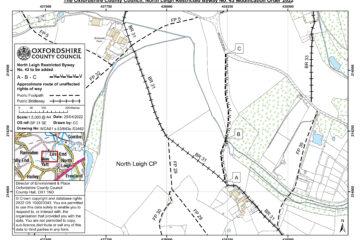 North Leigh Restricted Byway No. 43 Modification Order 2022