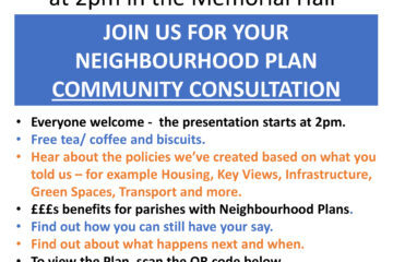 Don't forget the NP event on the 11th April in the Memorial Hall at 2pm